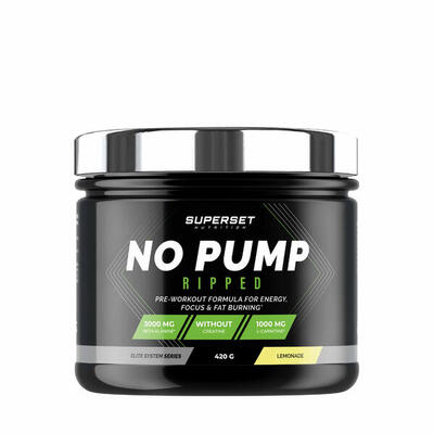 Pre-workout - no pump ripped (420g) - aardbei-limoen