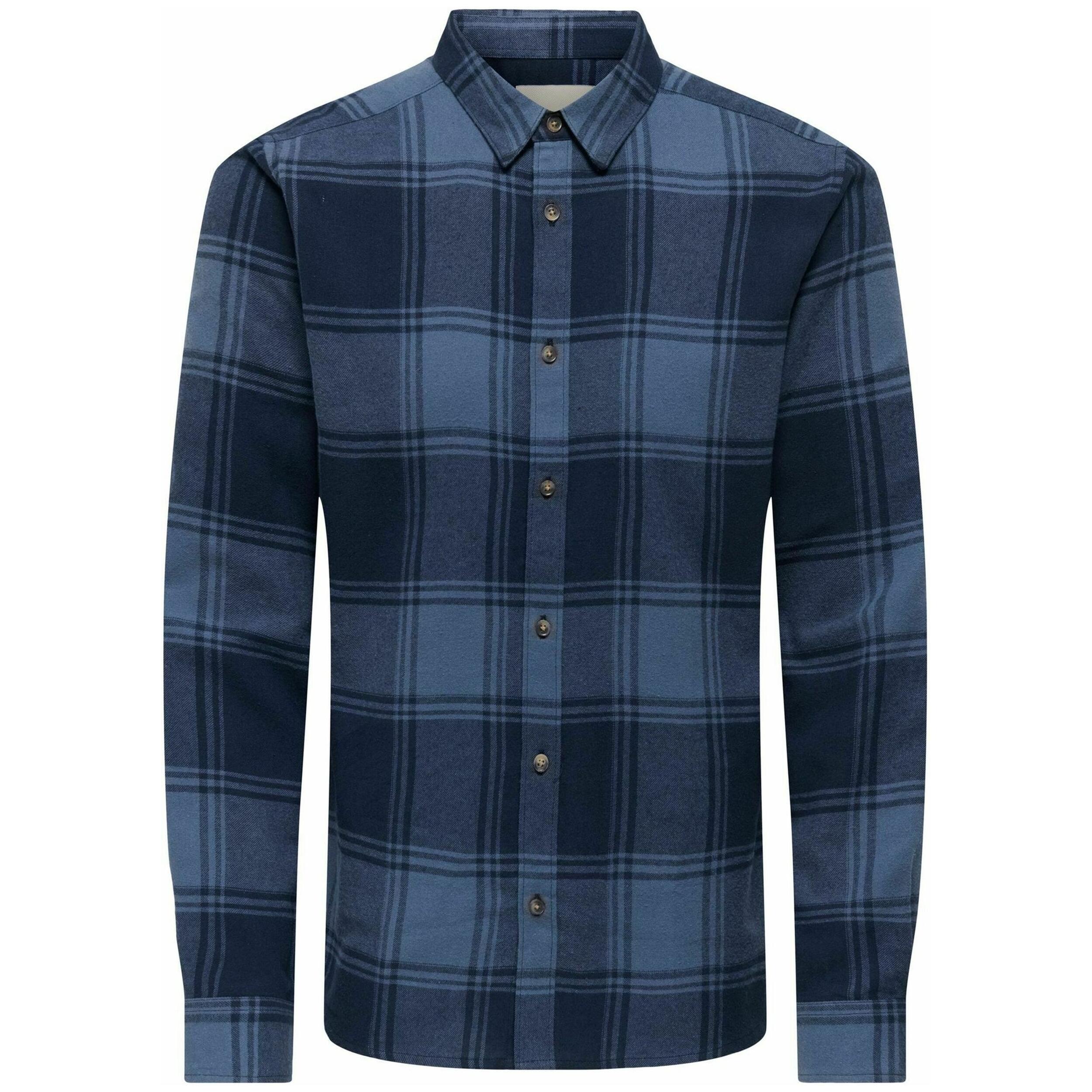 Chemise Only & sons modèle 22007112-NAVYBLAZERVINTAGE pour homme 1/4