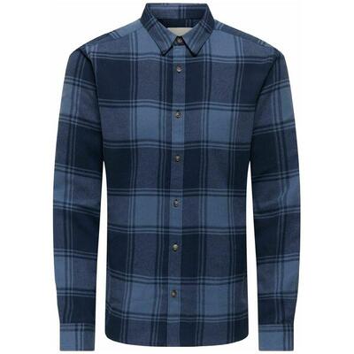 Overhemd only & sons model 22007112-navyblazervintage voor mannen