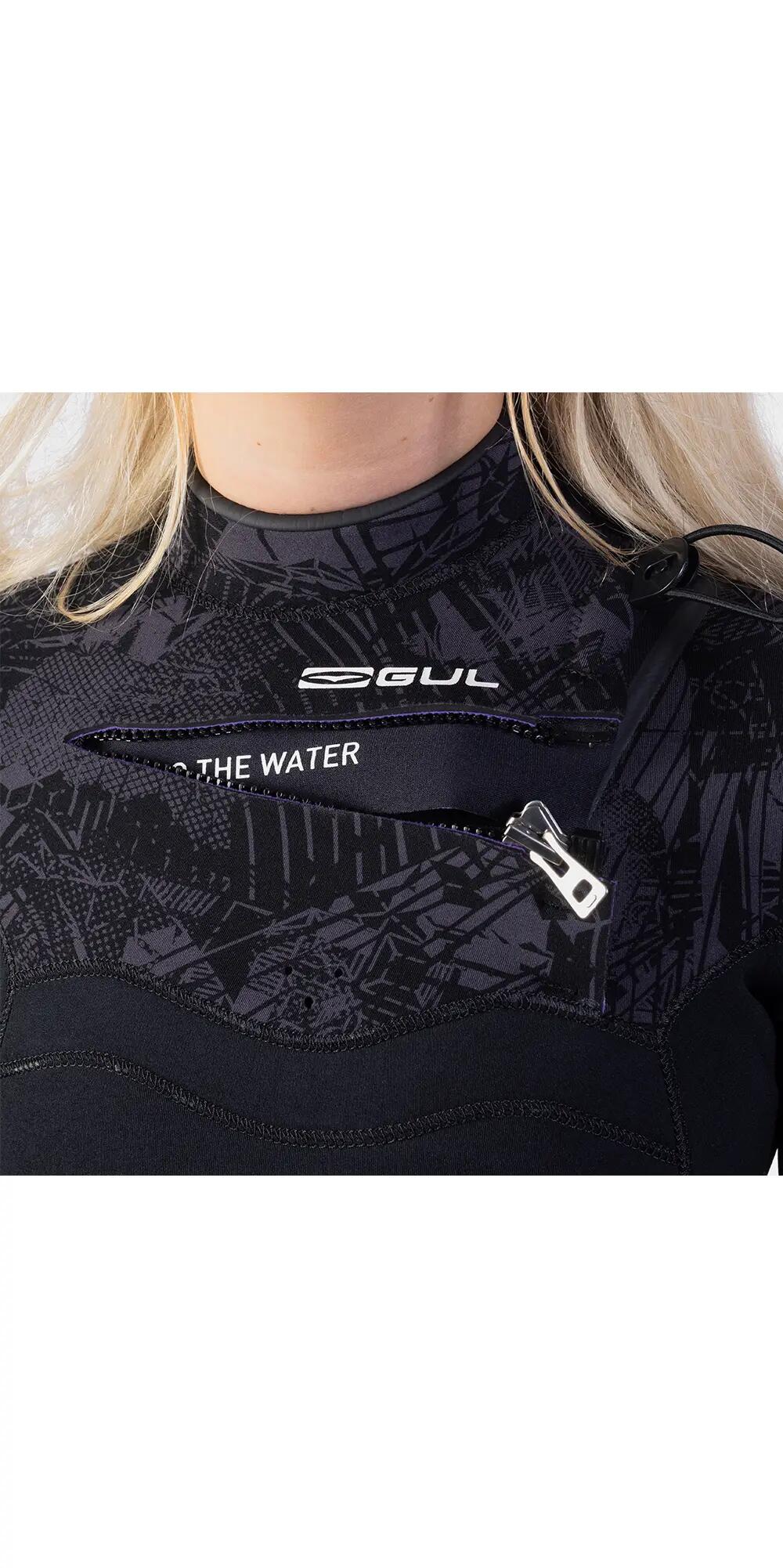 Combinaison intégrale manches longues femme GUL Response FX 3/2 Front-Zip 4/7
