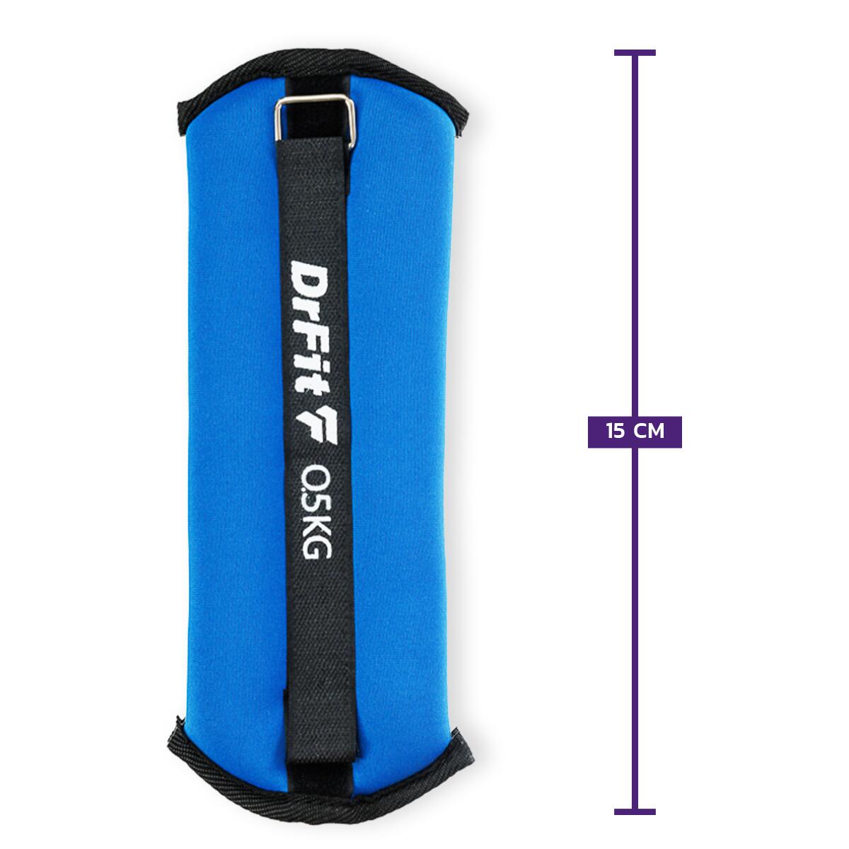 Unisex Fitness Obciążniki na Kostki i Nadgarstki 2 x 0,5 kg DrFit 3/7
