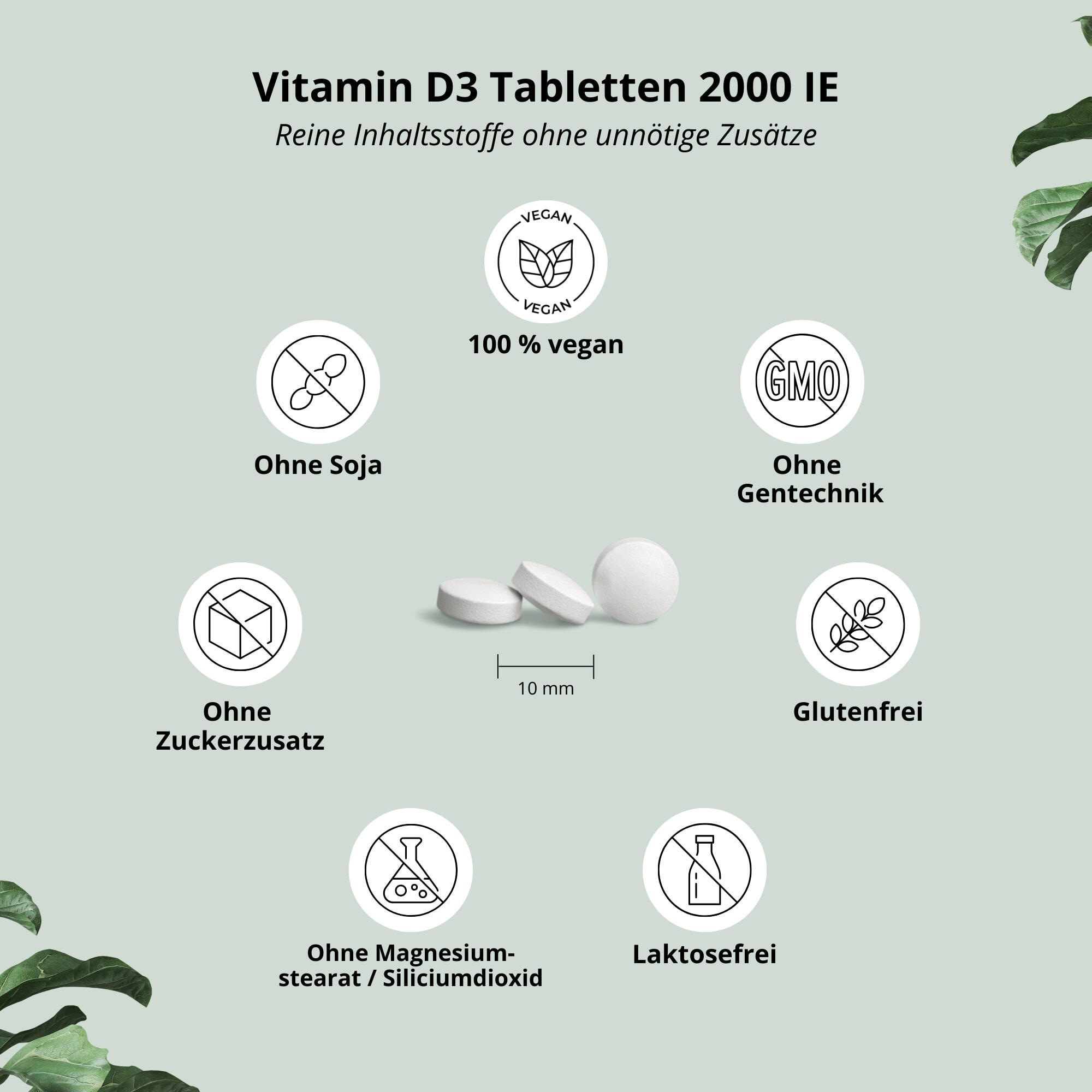 Vitamin D3 2000 i.E. - 120 Tabletten 4/5