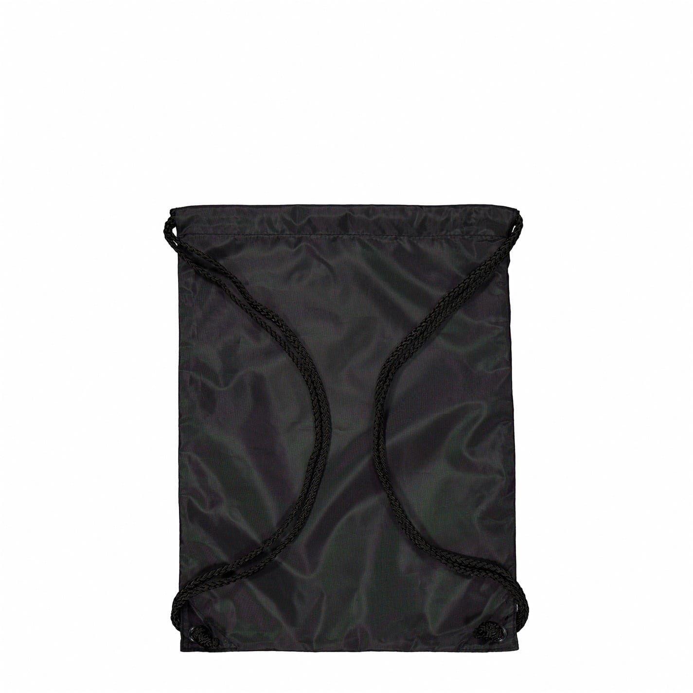Polyester Gym Drawstring Bag (Black) One Size 2/2