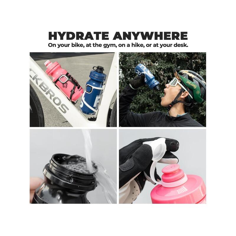 Suport bidon Rockbros negru 600 ml, fără BPA