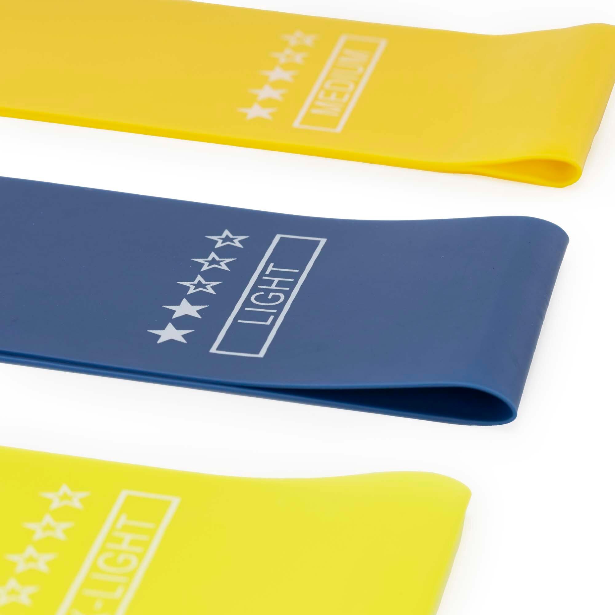 Taśmy oporowe do ćwiczeń zestaw 5 szt. opór 1-20 kg gumy fitness rehabilitacyjne 2/5