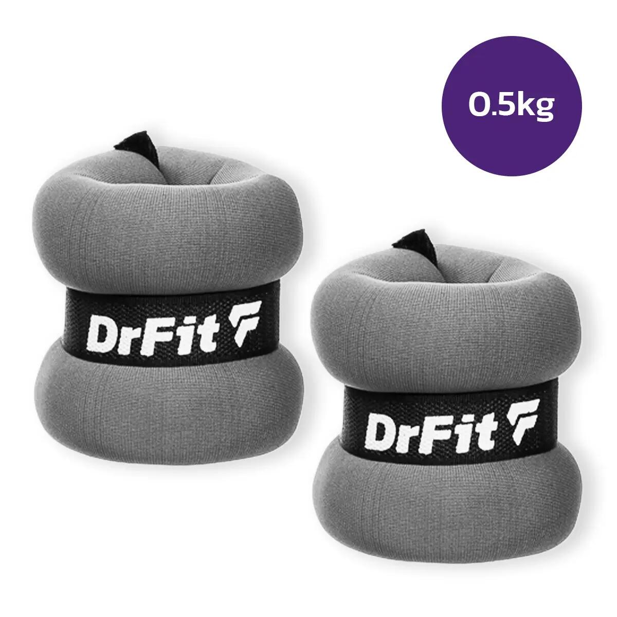 Unisex Fitness Obciążniki na Kostki i Nadgarstki 2 x 0,5 kg DrFit 4/7