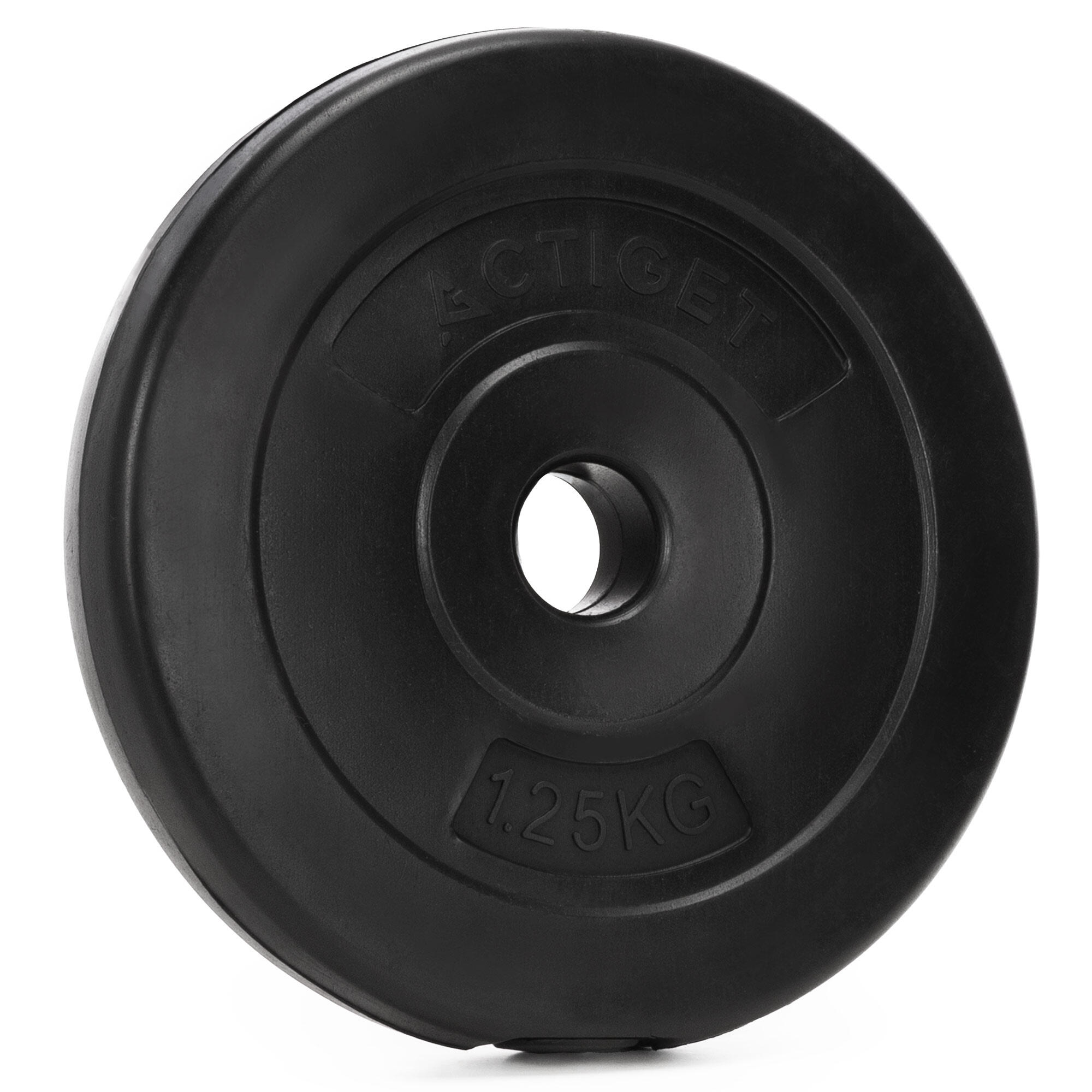 Obciążenie 1,25 kg Actiget talerz kompozytowy do hantli, sztangi 31 mm 4/4