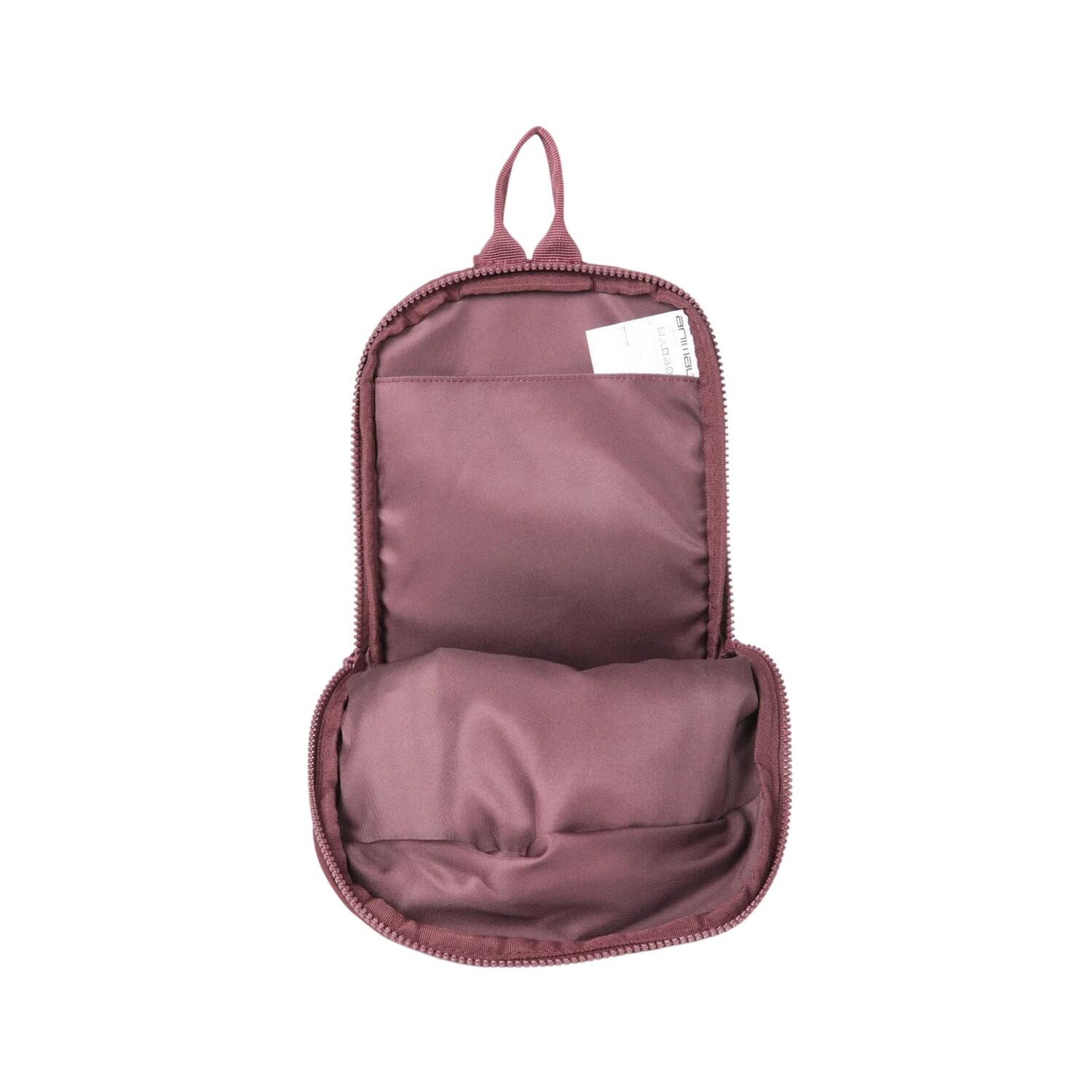 Schultertasche, Logo, 5l Damen und Herren Burgunderrot 4/4