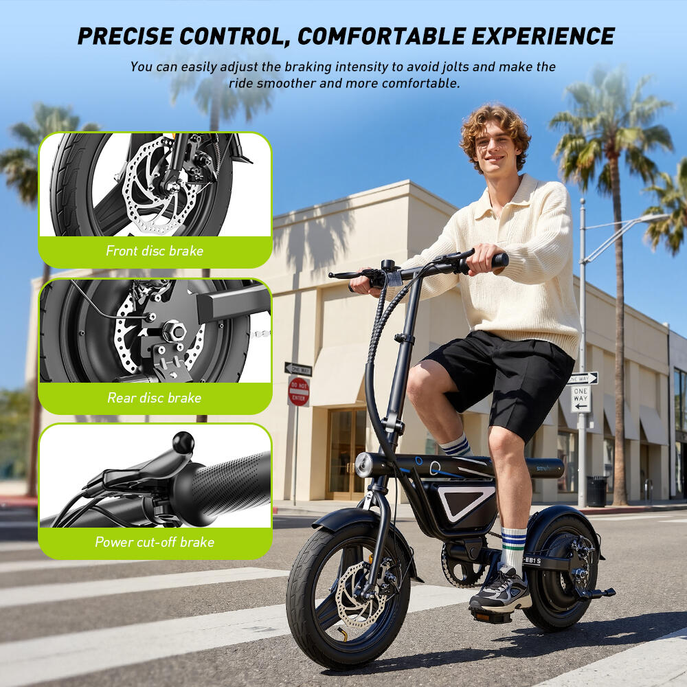 Vélo électrique pliable iScooter EB1S, batterie 36 V 12 Ah, avec APP de contrôle 7/7