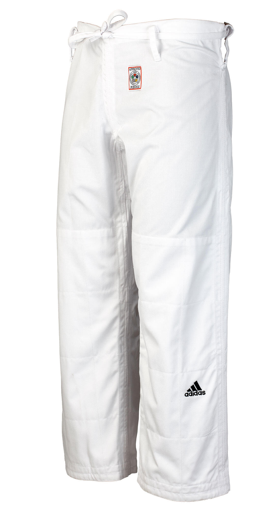 Pantalon de judo & jiu-jitsu  (couleur : blanc - taille : 205 - broderie :) 1/3