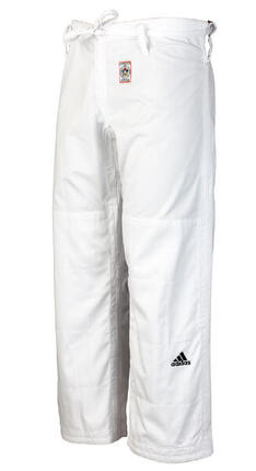 Pantalon de judo & jiu-jitsu (couleur : blanc - taille : 205 - broderie :)
