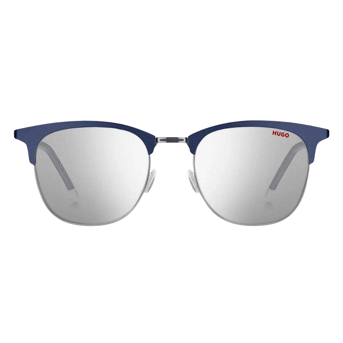 Mens 1208 0KU0 Mirrored Sunglasses (Blue/Silver) 2/2
