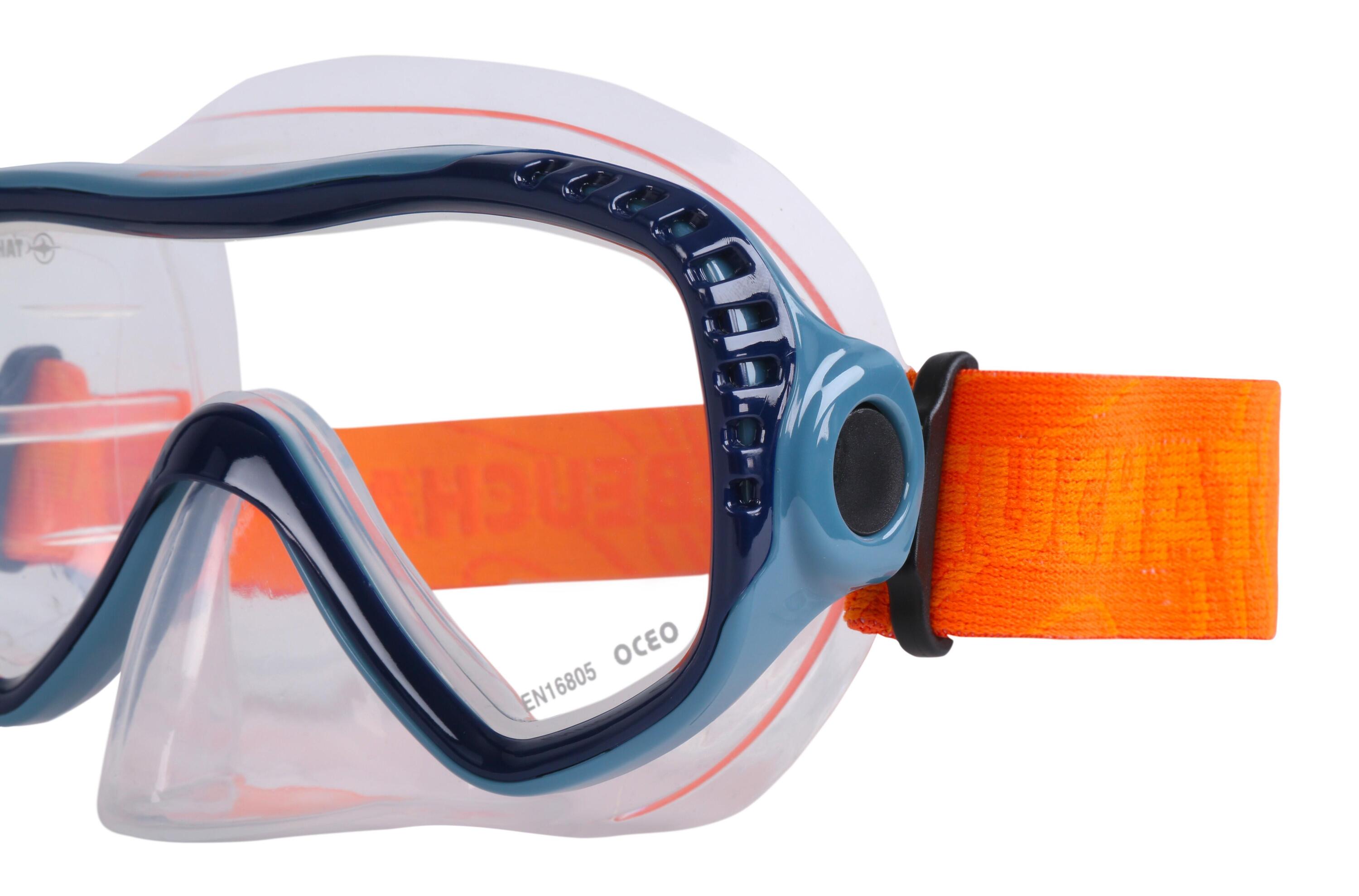 Set junior OCEO masque et tuba purge spring blue Beuchat 4/5