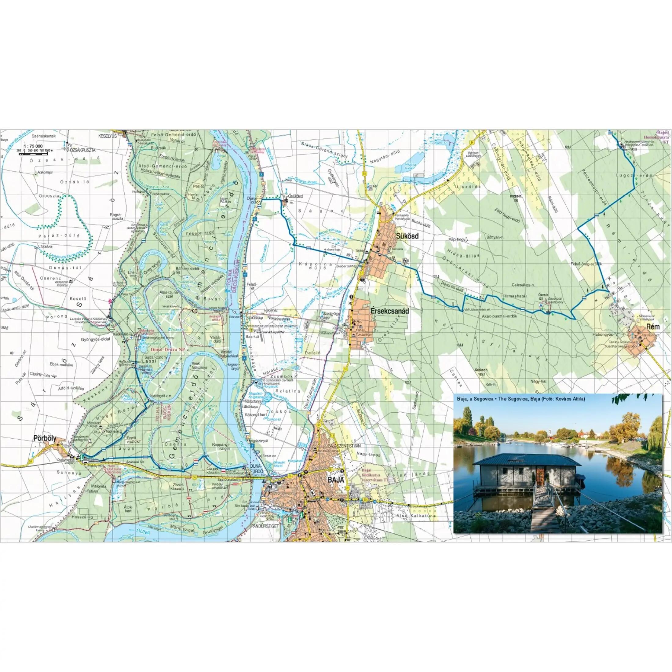 Kéktúra IV. turistatérkép szett (Alföld) – Szekszárd - Sátoraljaújhely 2/4