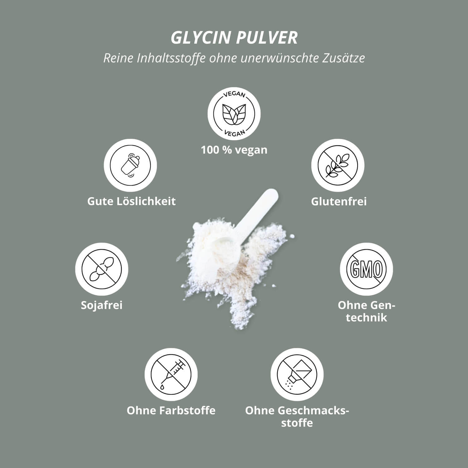 Glycin Pulver 1000g 4/5
