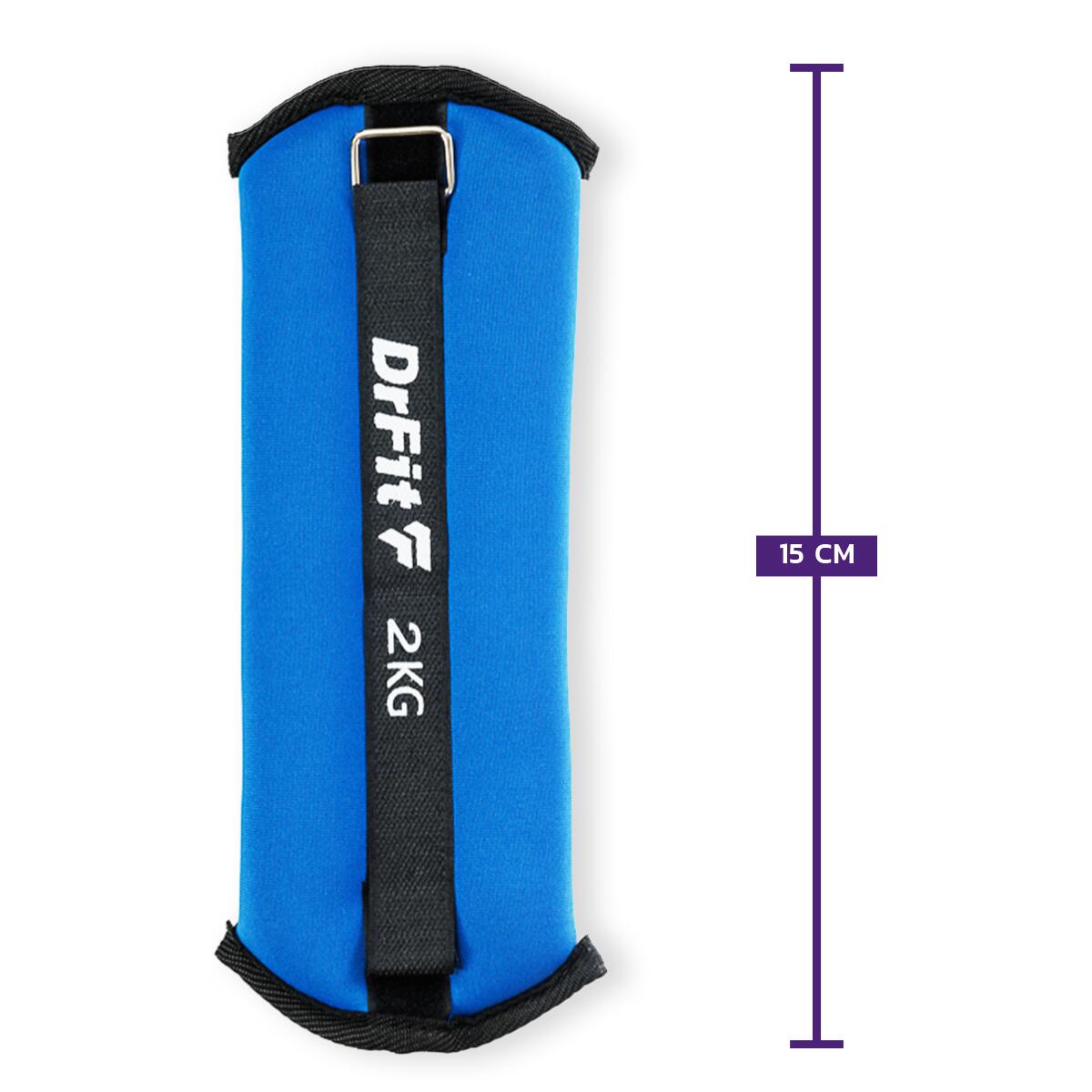 Unisex Fitness Obciążniki na Kostki i Nadgarstki 2 x 2 kg DrFit 3/7