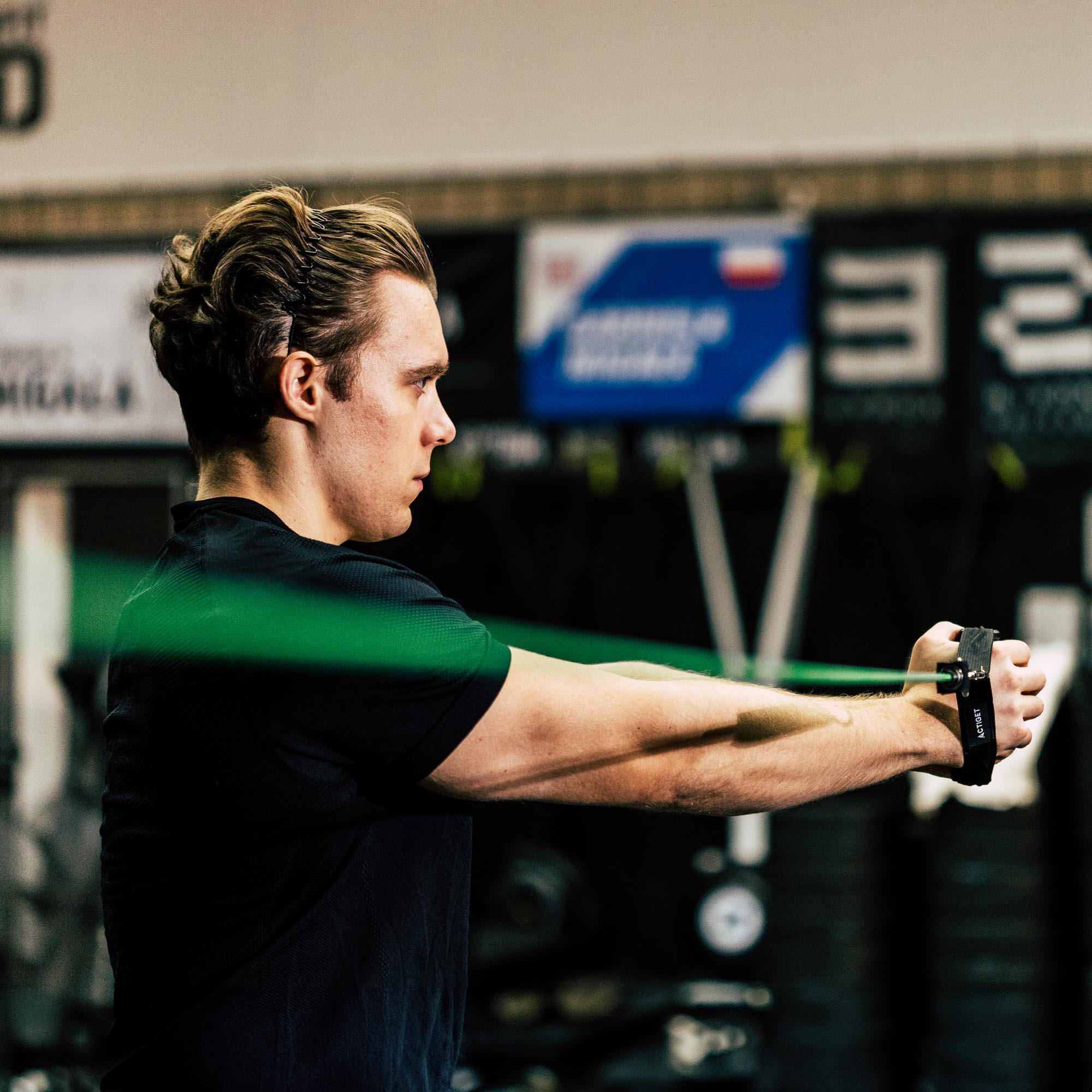Ekspandery oporowe do ćwiczeń Actiget gumy, taśmy fitness 5 szt. 2/7