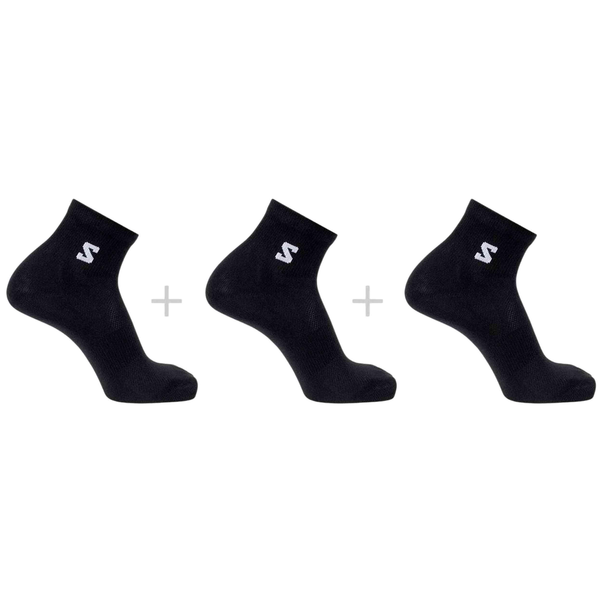 Chaussettes Salomon modèle Everyday Lite Quarter pour homme 1/1