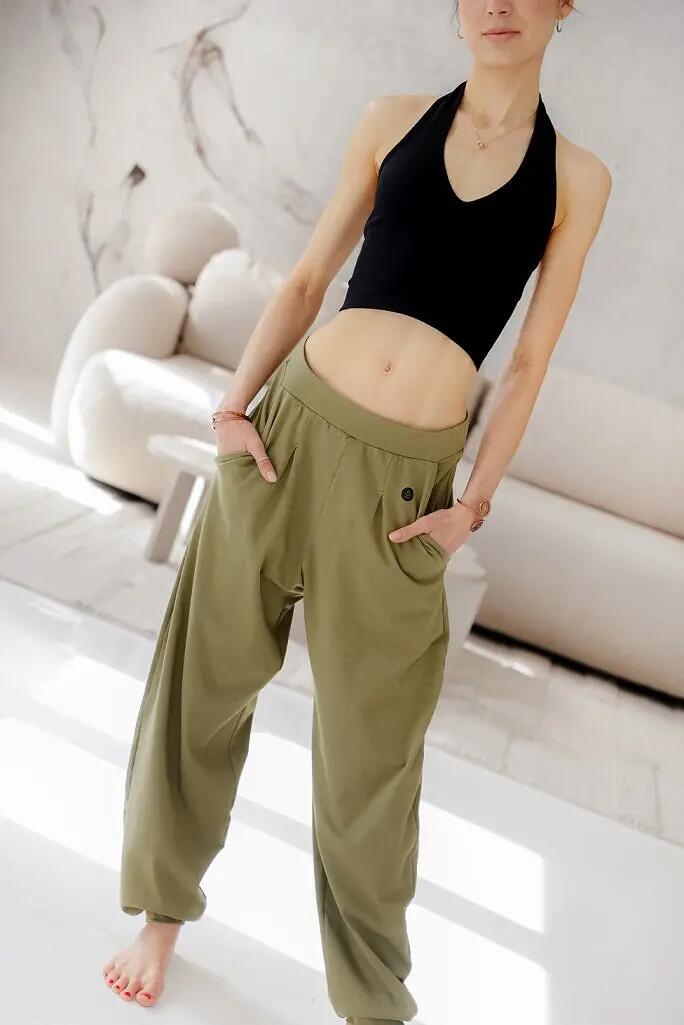 Spodnie do jogi Moonholi Moony Comfy Sweatpants z kieszeniami 4/5
