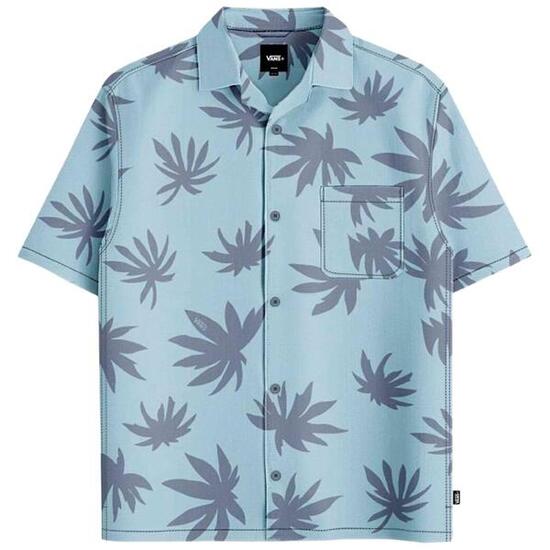 Chemise Vans modèle VAN DOREN PRINTED CAMP SS SHIRT 2 Dawn Mist pour homme