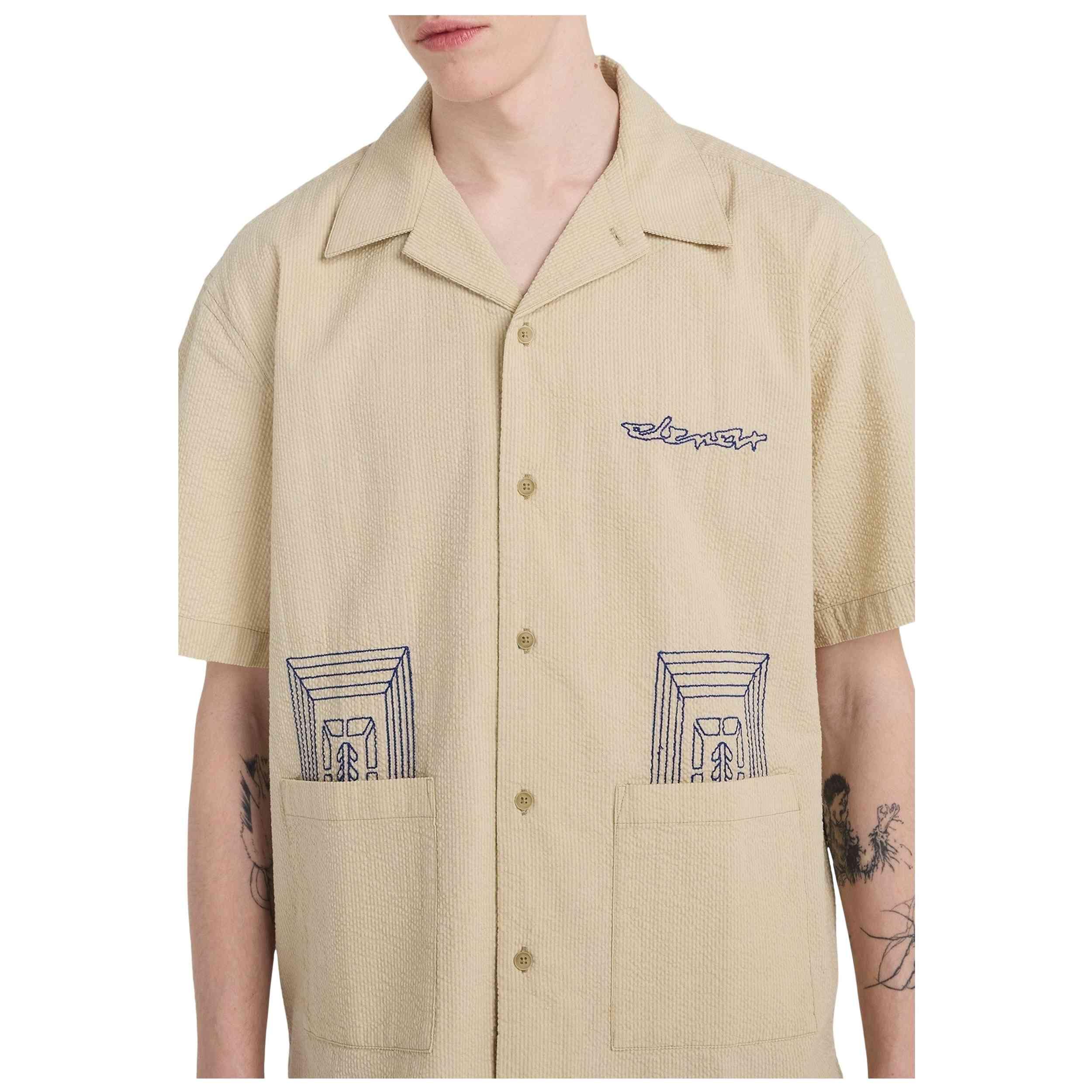 Overhemd Element model Seersucker Embroidery voor mannen 2/5