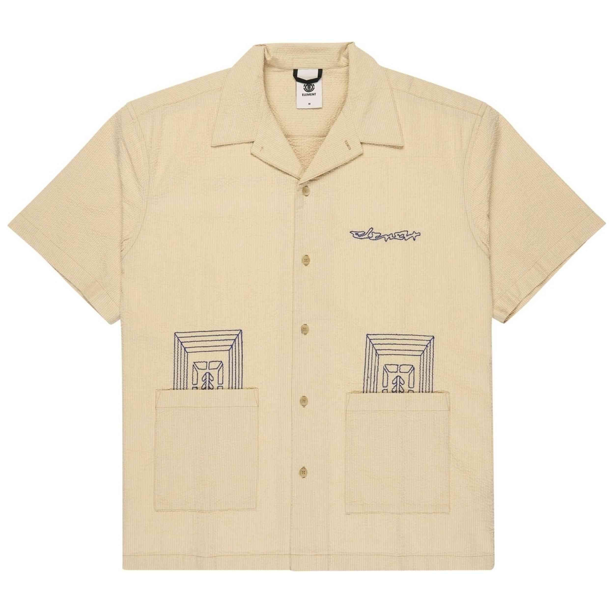 Overhemd Element model Seersucker Embroidery voor mannen 5/5