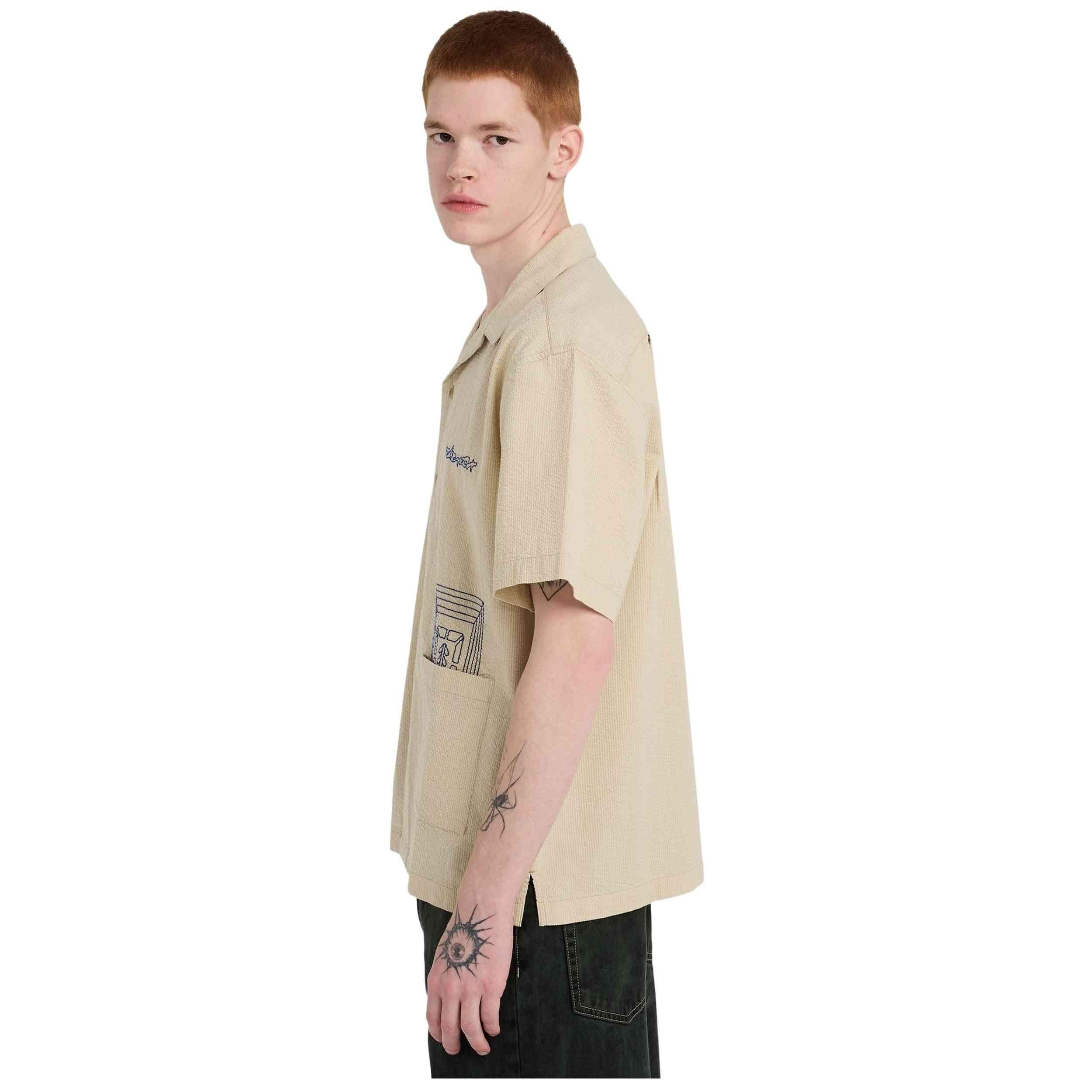 Overhemd Element model Seersucker Embroidery voor mannen 4/5