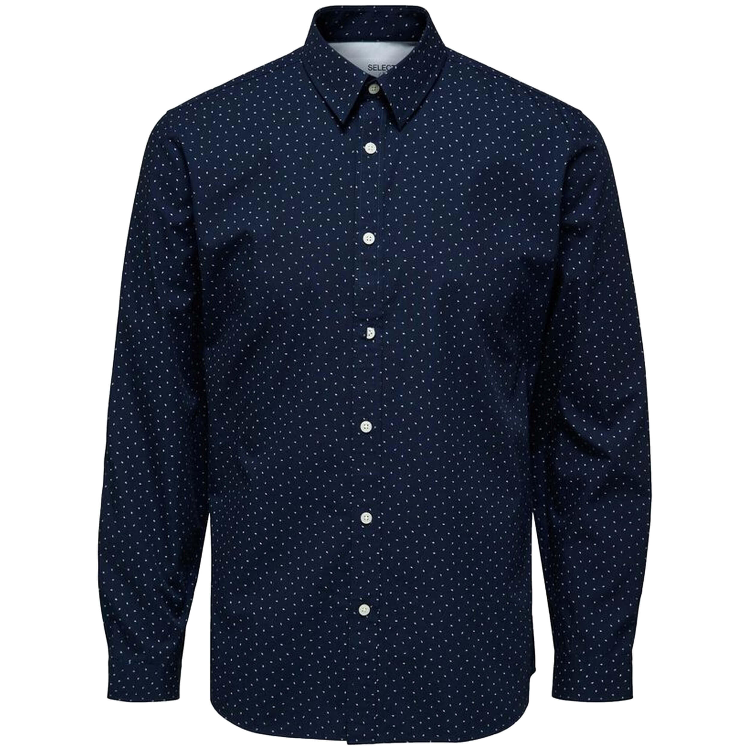 Chemise Select modèle 16082912-navy pour homme 1/3