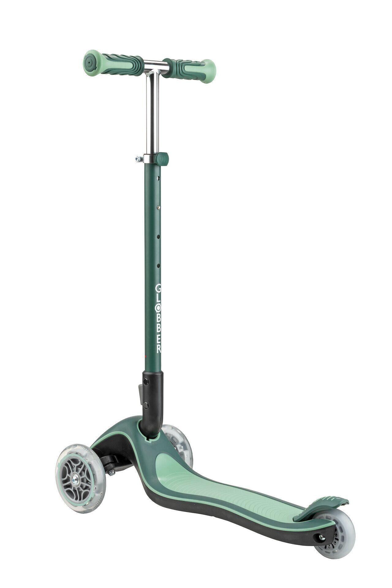 GLOBBER ELITE DELUXE LIGHTS oliv grün, mit Leuchtrollen 3/7