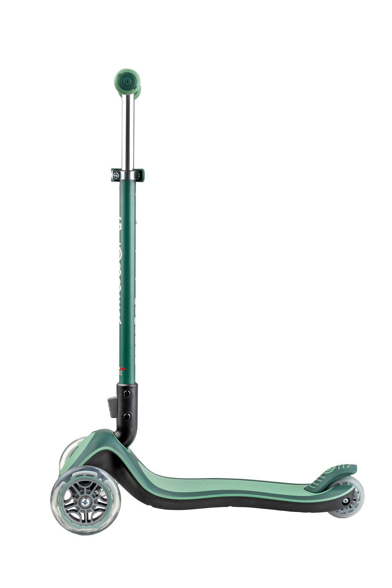 GLOBBER ELITE DELUXE LIGHTS oliv grün, mit Leuchtrollen 5/7