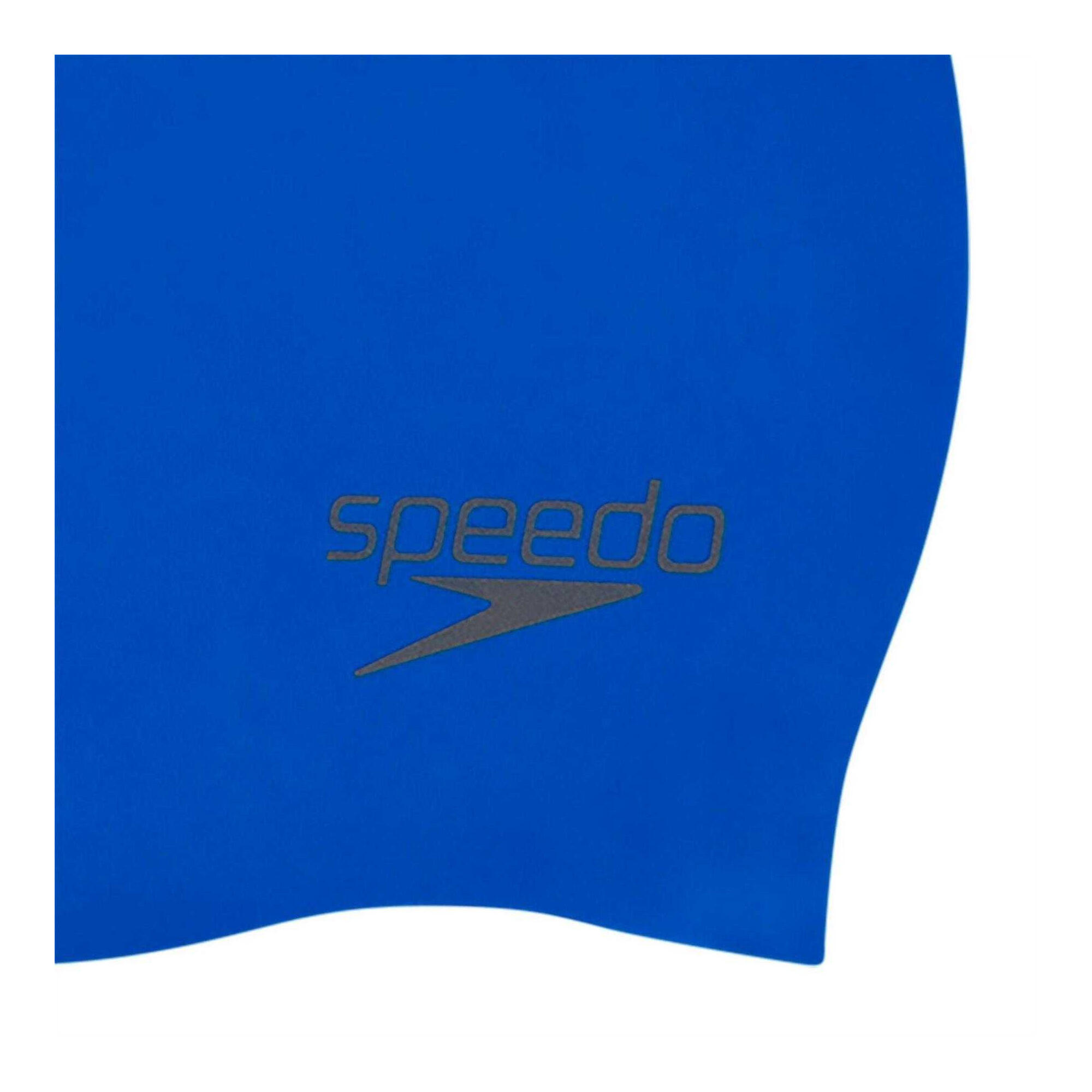 Bademütze für HerrenDamen Unisex Damen und Herren Neon-Blau 2/2