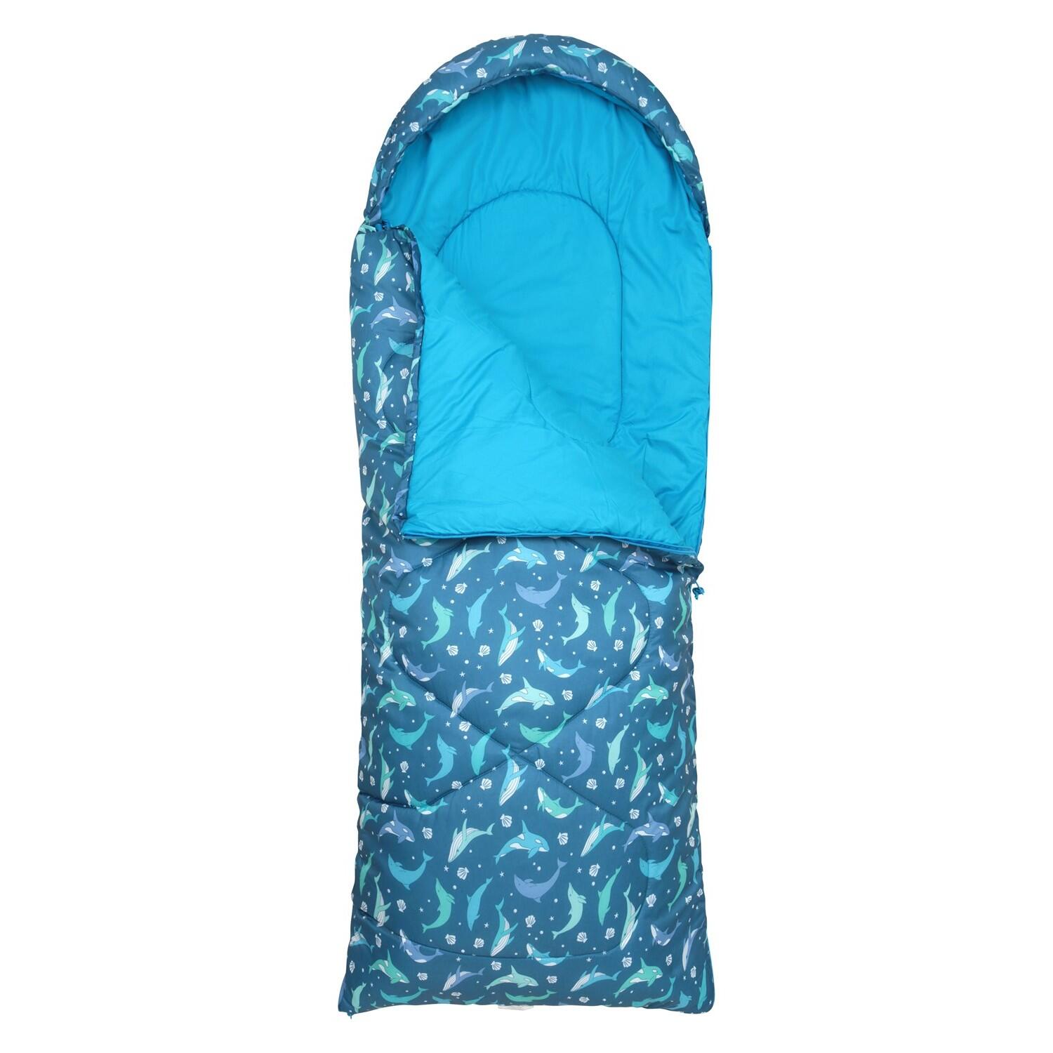 Sac De Couchage 2 Saisons Motif/style Vie Aquatique APEX Enfant (Bleu Imprimé) 3/4