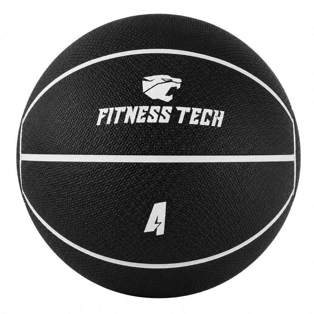 Ballon médicinal avec rebond 4 kg | Ballon Wall Ball Fitness Tech 1/3