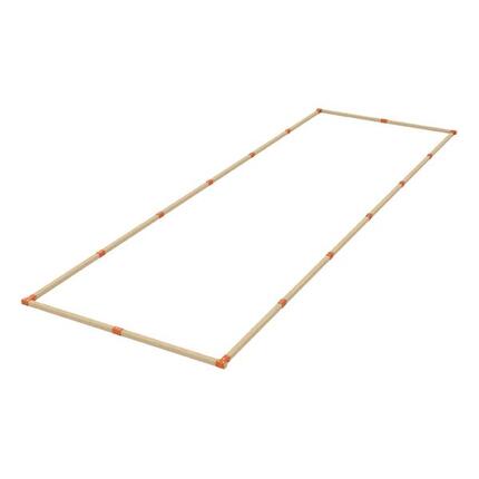 Bouleplatz Terrain de pétanque 12 x 4 m Braun