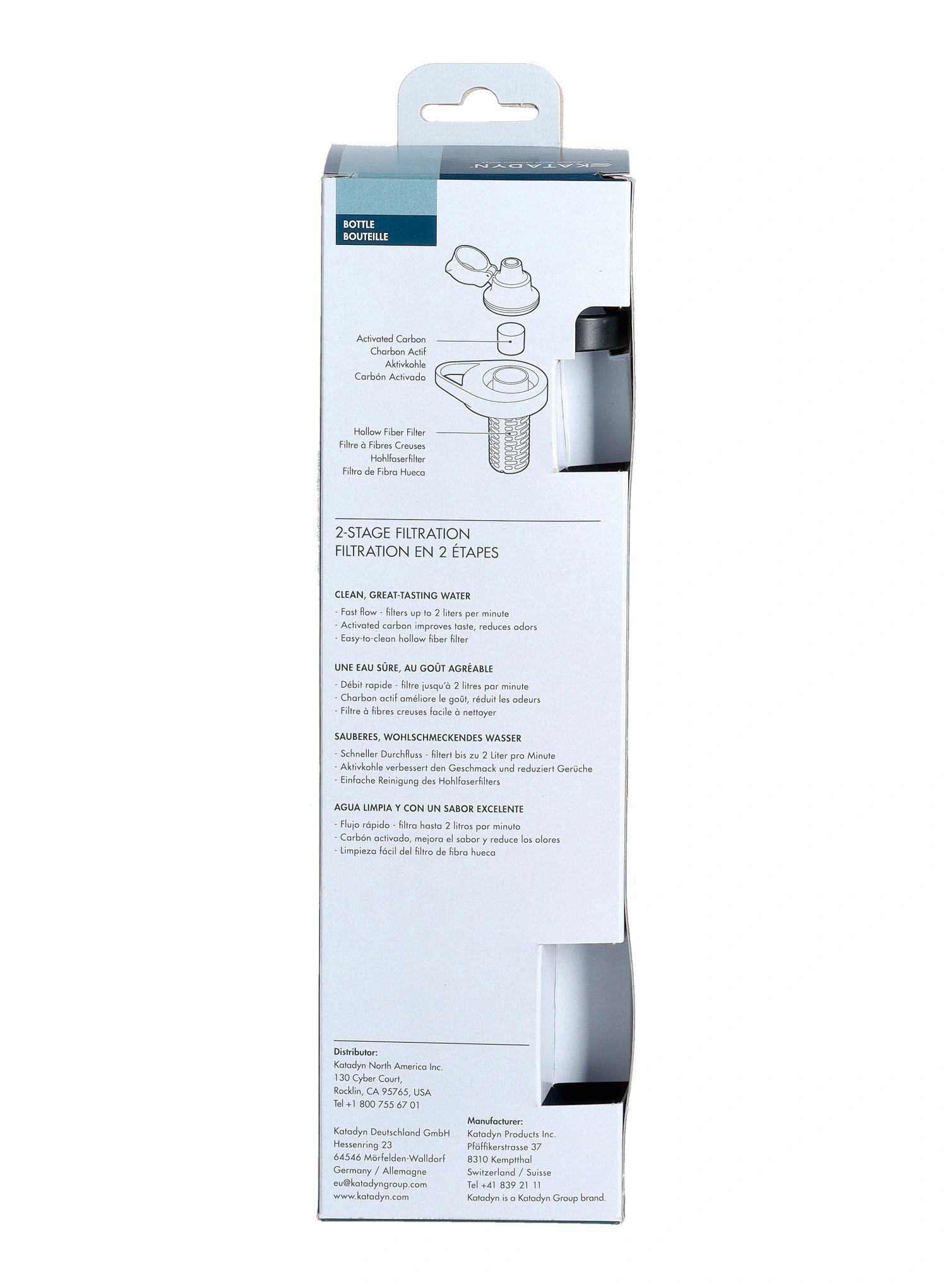 Butelka z filtrem Katadyn BeFree AC Bottle 0.9L - smoke 4/5