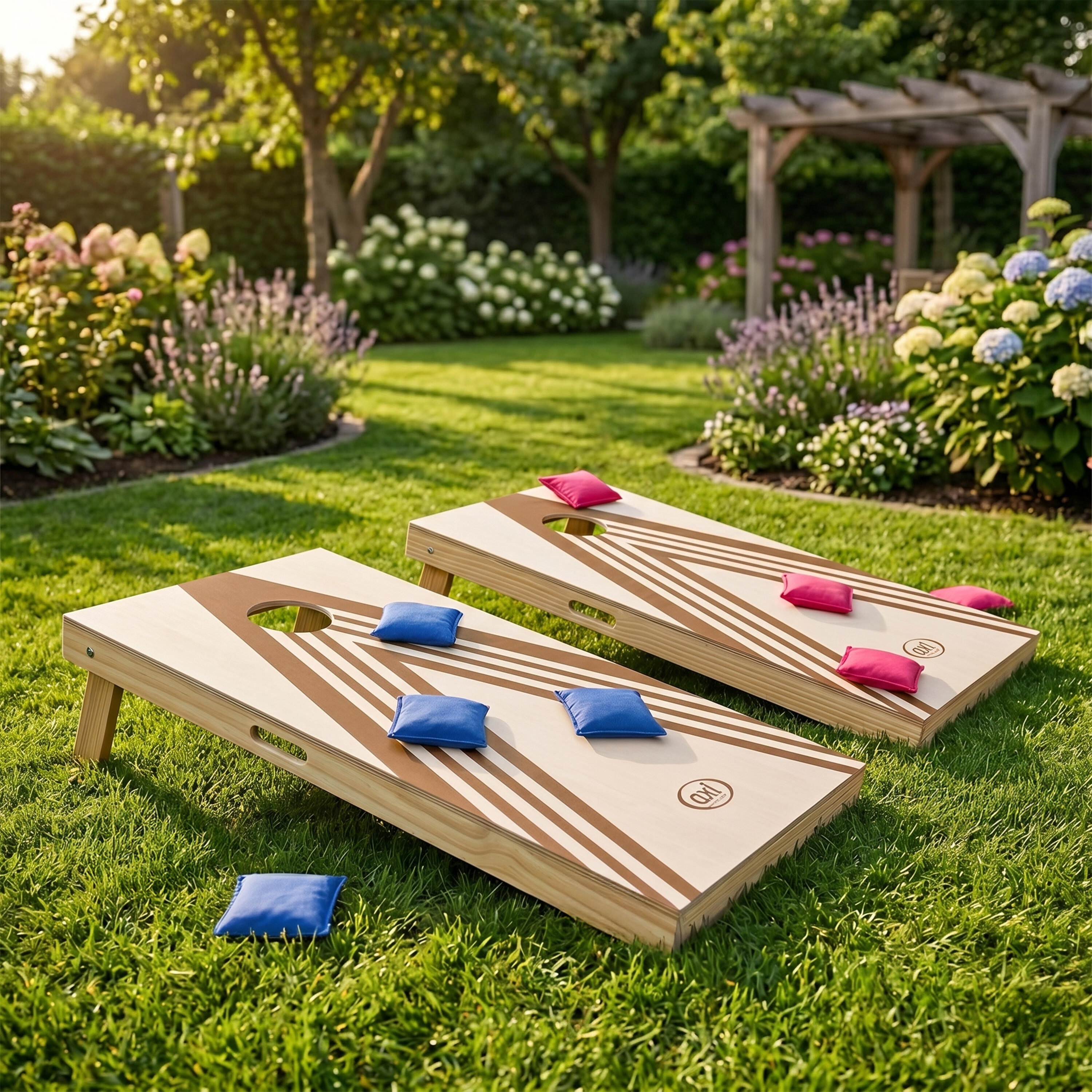 Jeu de Cornhole AXI Set Plus avec 2 Plateaux, 8 Sacs - 120 x 61 cm 3/7