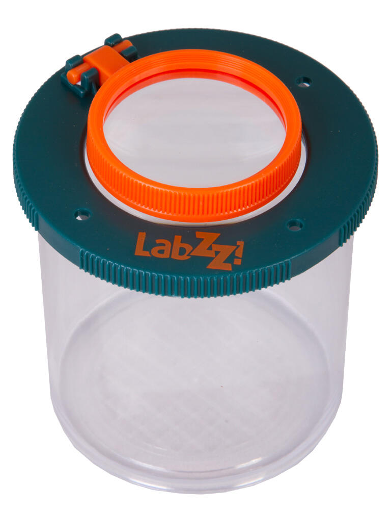 Contenitore per insetti - lente 6x+3x - LabZZ C1 - nero 2/9