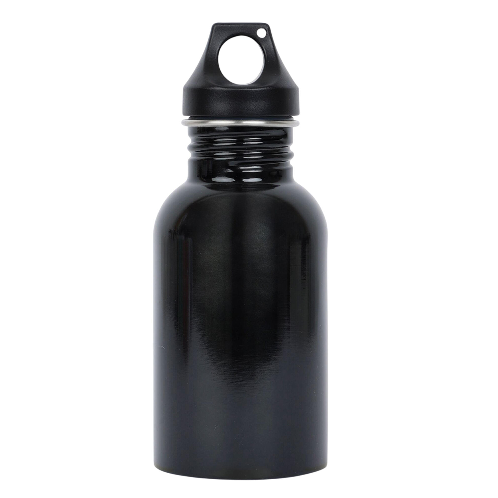 Roestvrij stalen 500ml waterfles (Zwart) 2/5