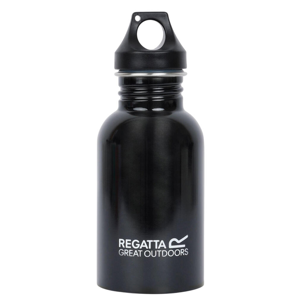 Stainless Steel 500ml Water Bottle (Black)