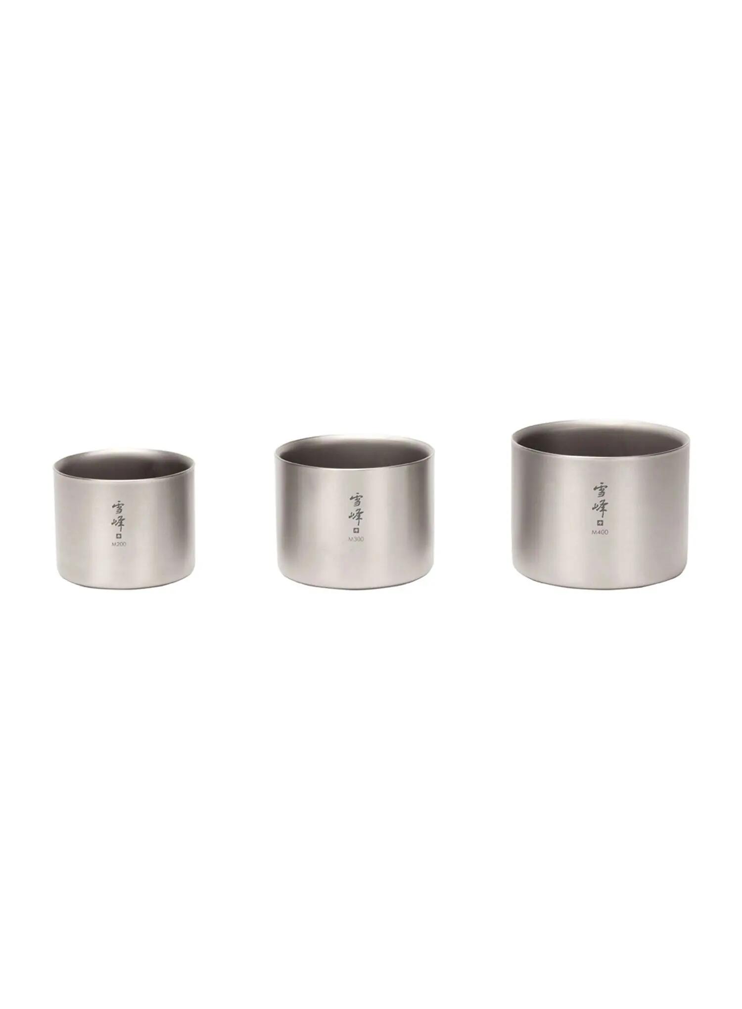 Kubek termiczny Snow Peak Titanium Double Wall M 200 ml Stacking Mug 3/3