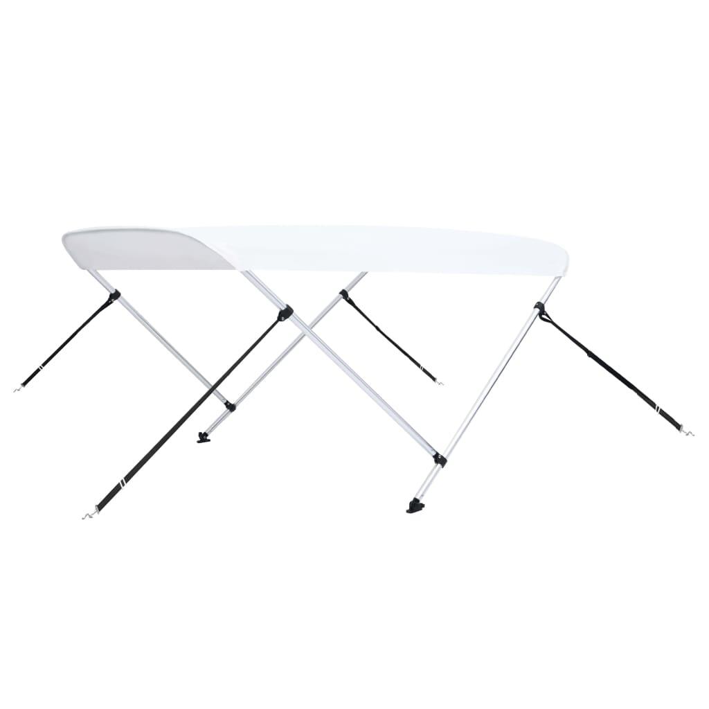 VidaXL biminitop 2-arcs 180x130x110 cm blanc 2/4