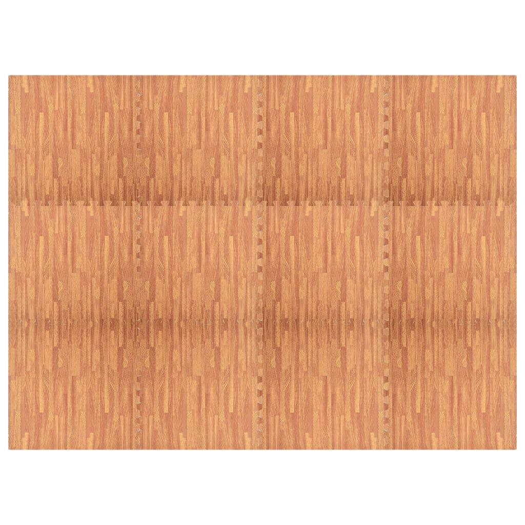 Vidaxl Tapis de sol 12 pcs 4,32 m² mousse EVA effet bois 3/3