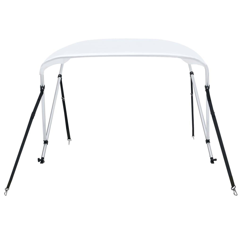 VidaXL biminitop 2-arcs 180x130x110 cm blanc 4/4