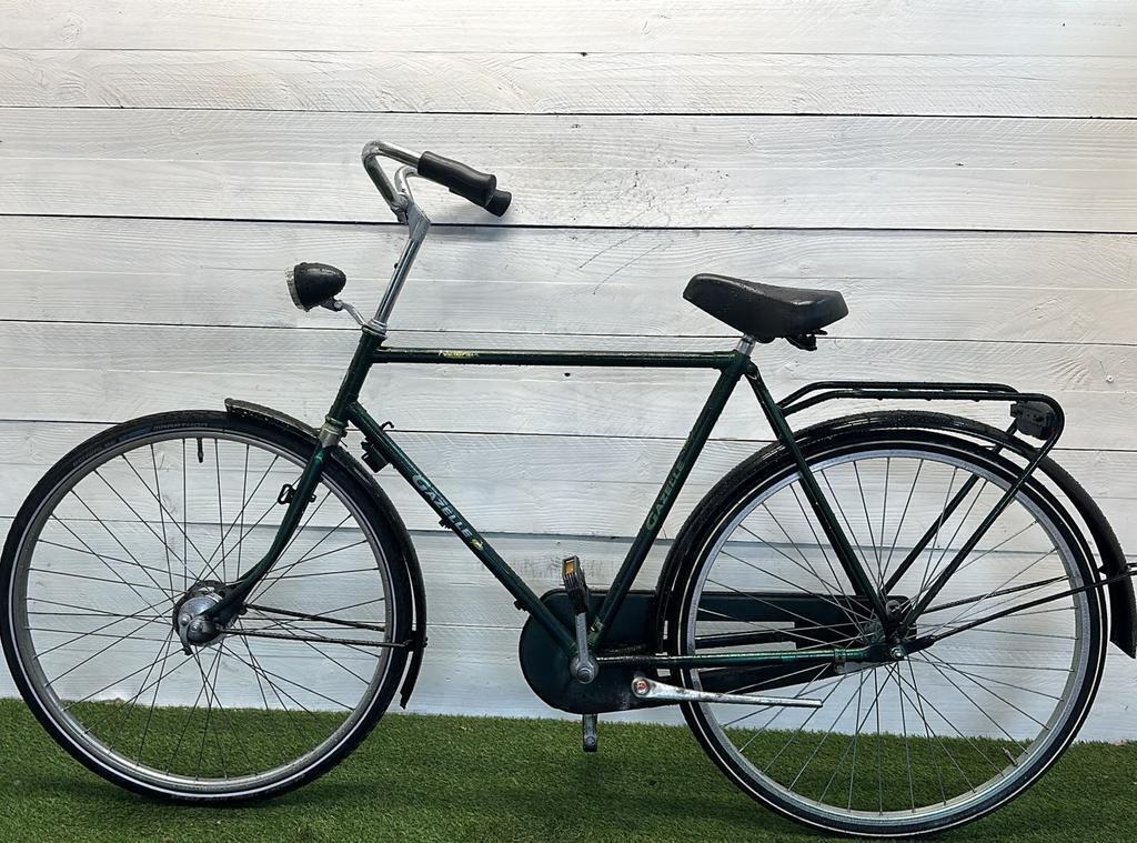 Gazelle stadsfiets, zwart - 28" - met standaard 3/3