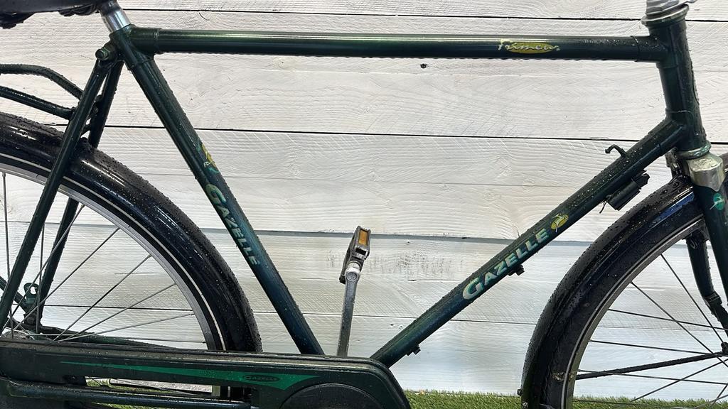 Gazelle stadsfiets, zwart - 28" - met standaard 2/3