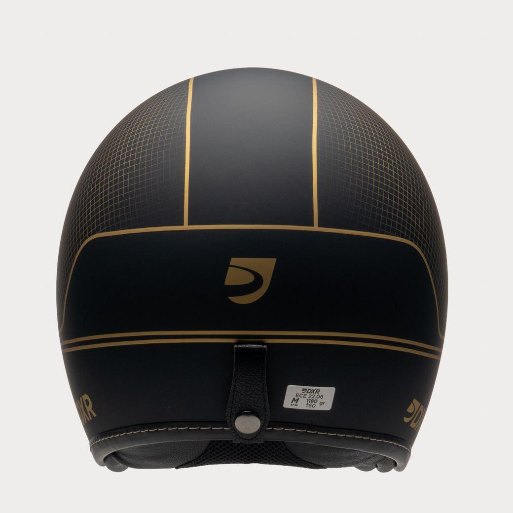 MOTOBLOUZ Casque JET ELEMENT SUGAR HILL Black pour Scooter Vélo Trottinette 3/7