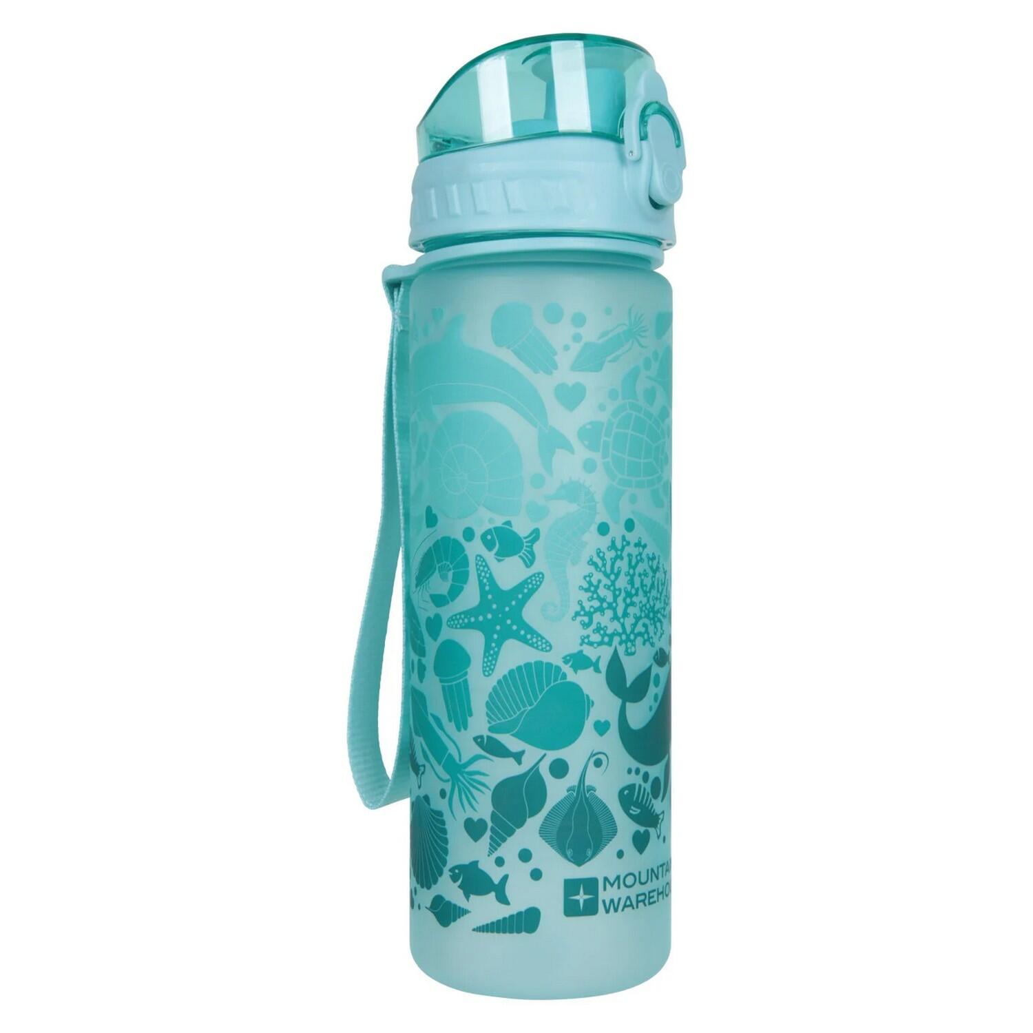 Gourde Motif/style Poisson Enfant (Turquoise Vif) 3/4