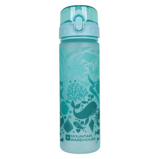 Wasserflasche für , Fisch, Ohne BPA, 500ml Kinder Türkis