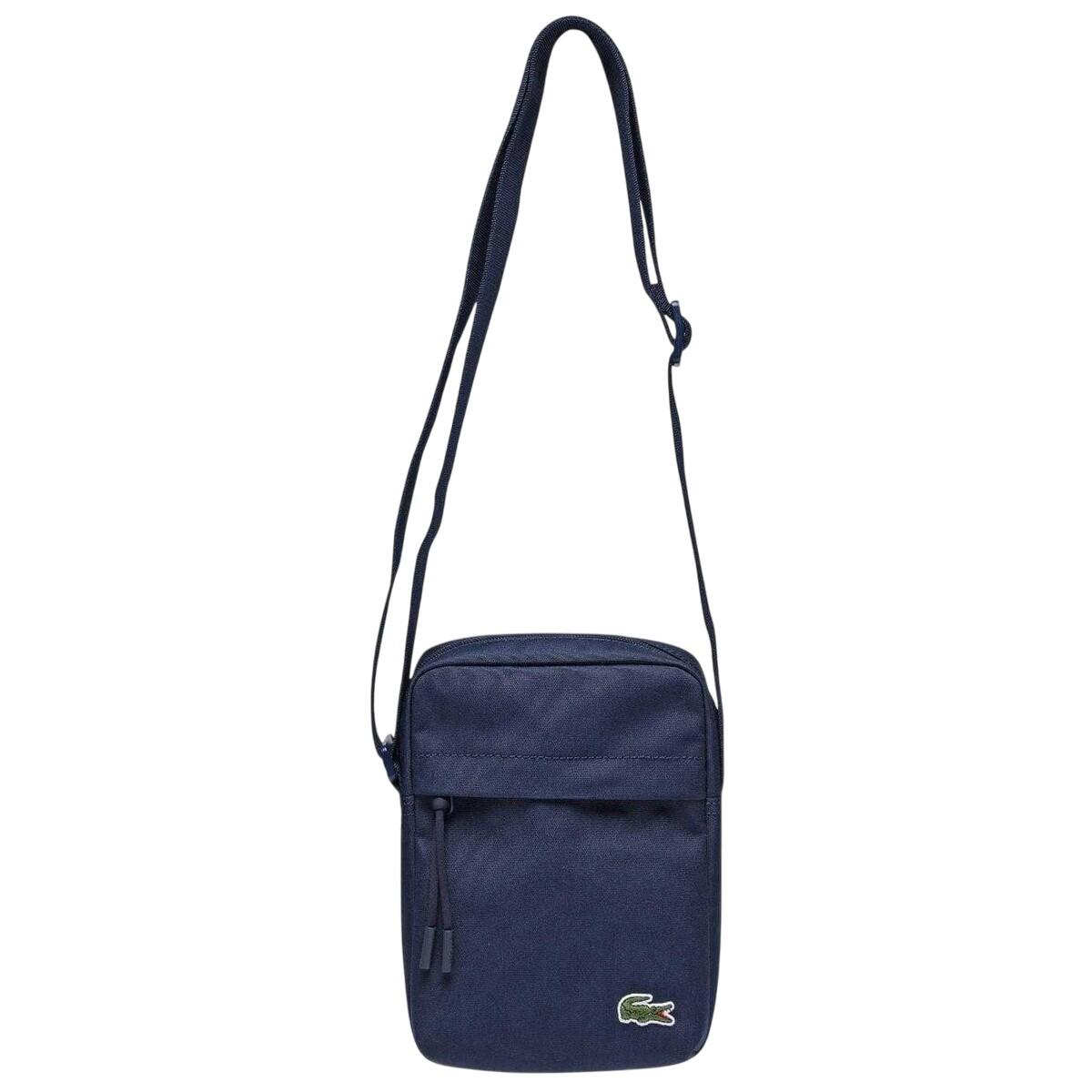 Verticale Tela Custodia Per Macchina Fotografica Lacoste Blu Navy 3/4