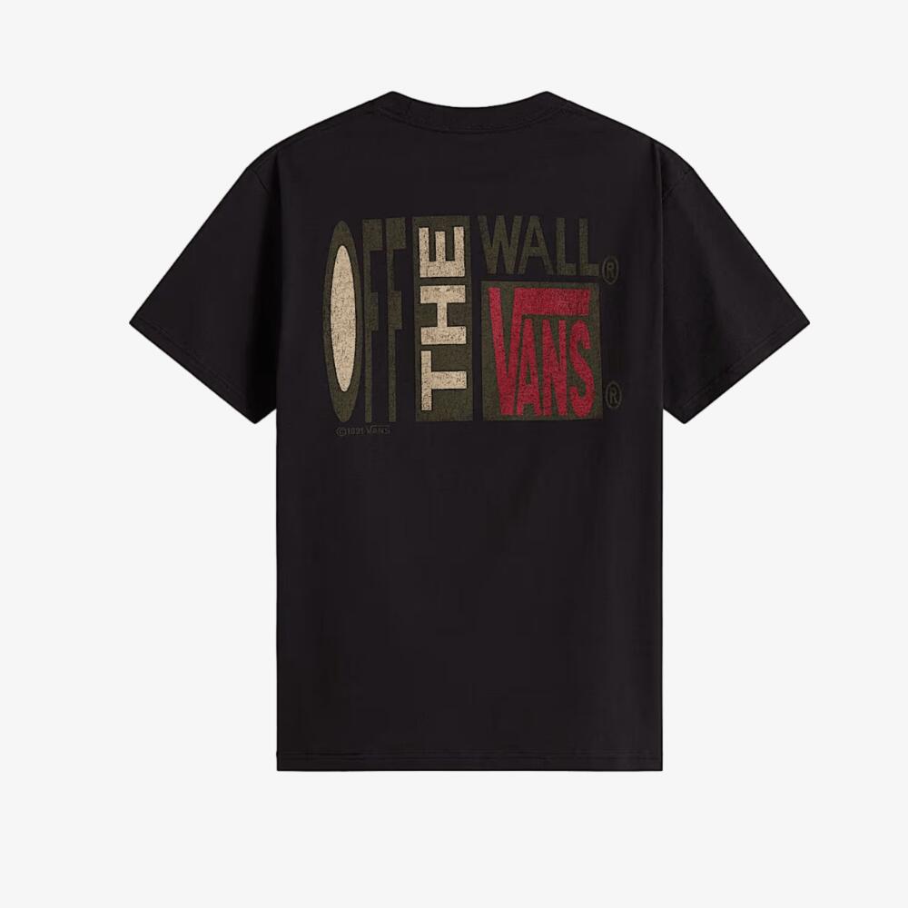T-shirt Vans Stretch Stack Crackle Preto 7/7